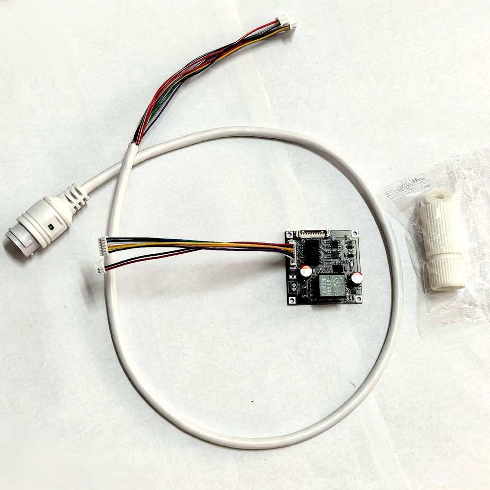 Power Over Ethernet - 100個のスマート出力48Vから12V/2AへのCCTV POEモジュールPCBボード、POEケーブル付きパワーオーバーイーサネット