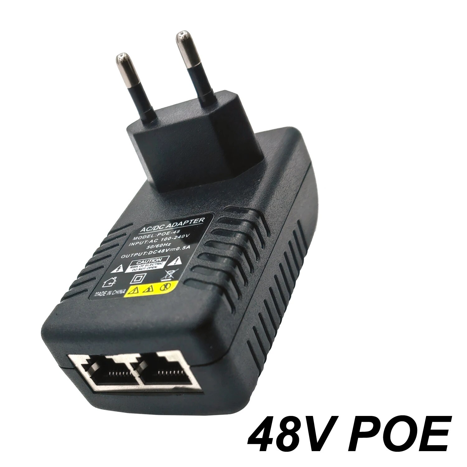 Power Over Ethernet - CCTV セキュリティ監視 POE 電源アダプタ 48V 0.5A