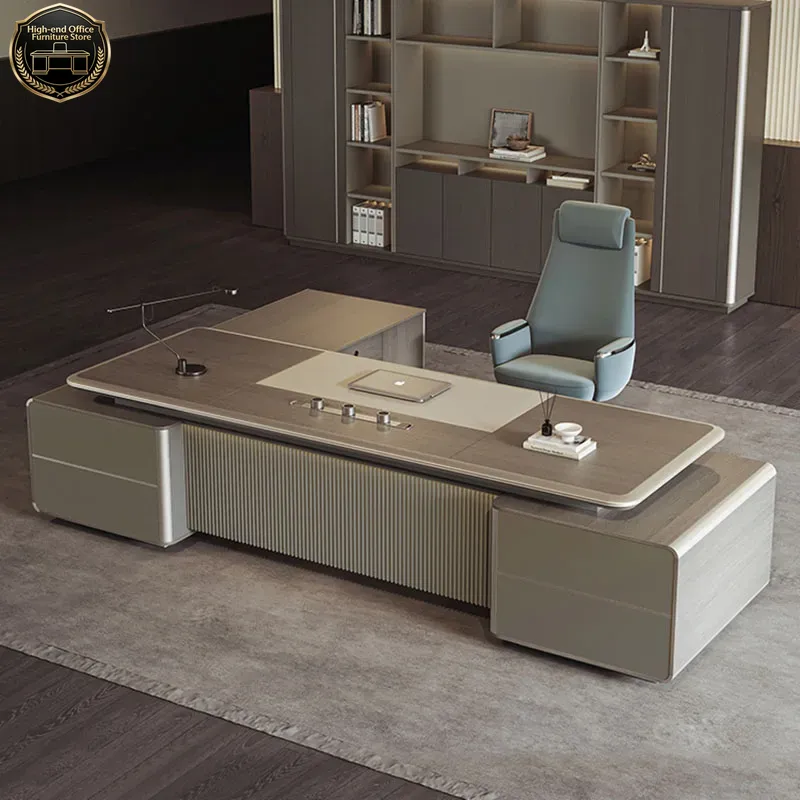 Office Tech Setup - Boss Gaming Lテーブル ホームオフィス ゲーマー ネイルテック