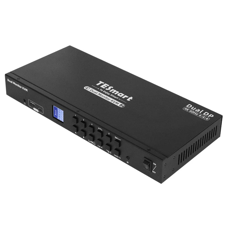 Kvm Switch Dual Monitor - 4ポートデュアルモニターKVMスイッチキット DP 4K60Hz USB 3.0ドッキングステーション EDID