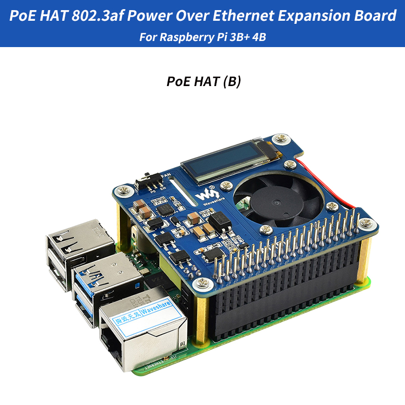 Raspberry Pi用PoEハット 802.3af クー - Power Over Ethernet のレビューと価格