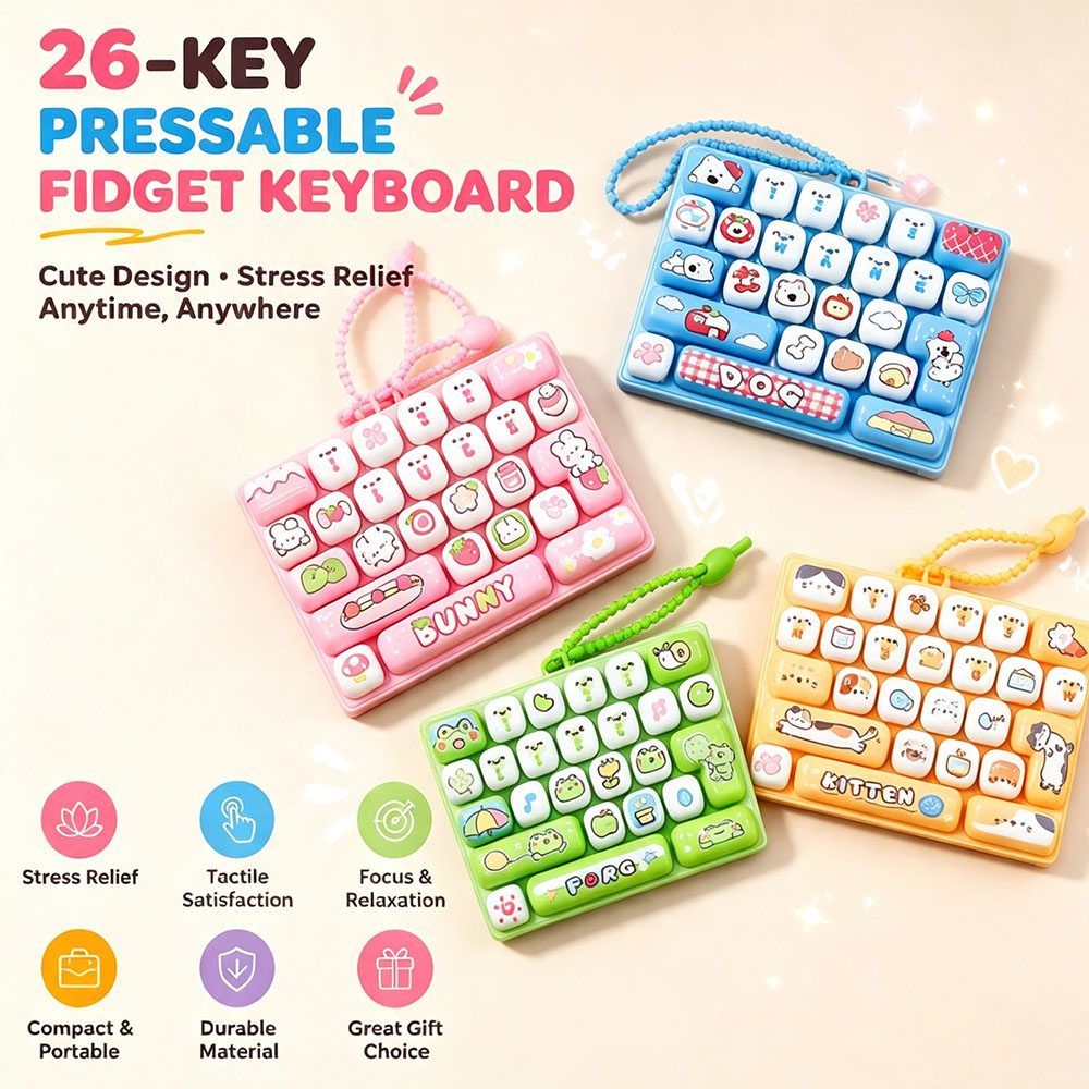 メカニカルキーボードキーホルダー 26グリッドキーキャップ  - Office Tech Setup のレビューと価格