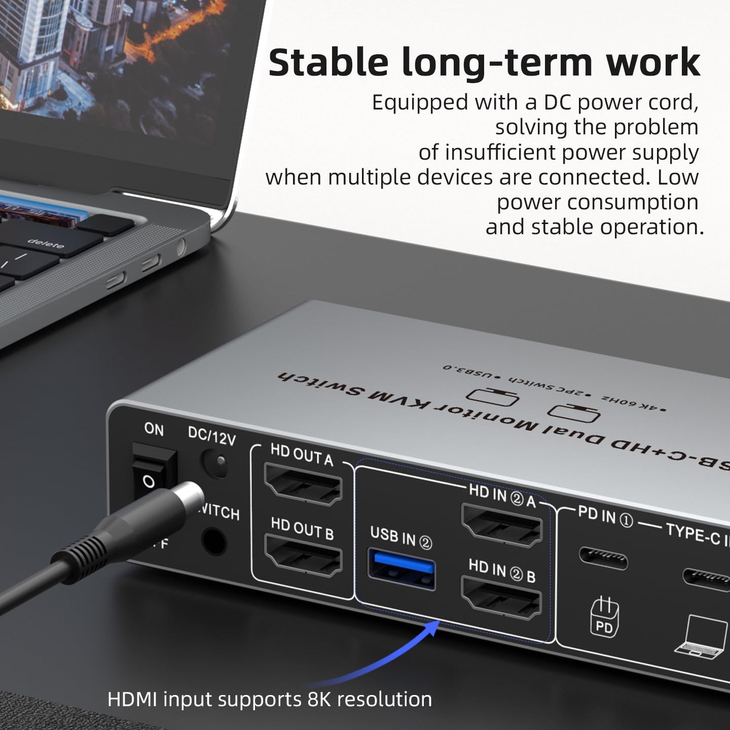 USB C HDMI DP KVMスイッチ 2モニター 2台 - Hdmi Matrix Switch のレビューと価格