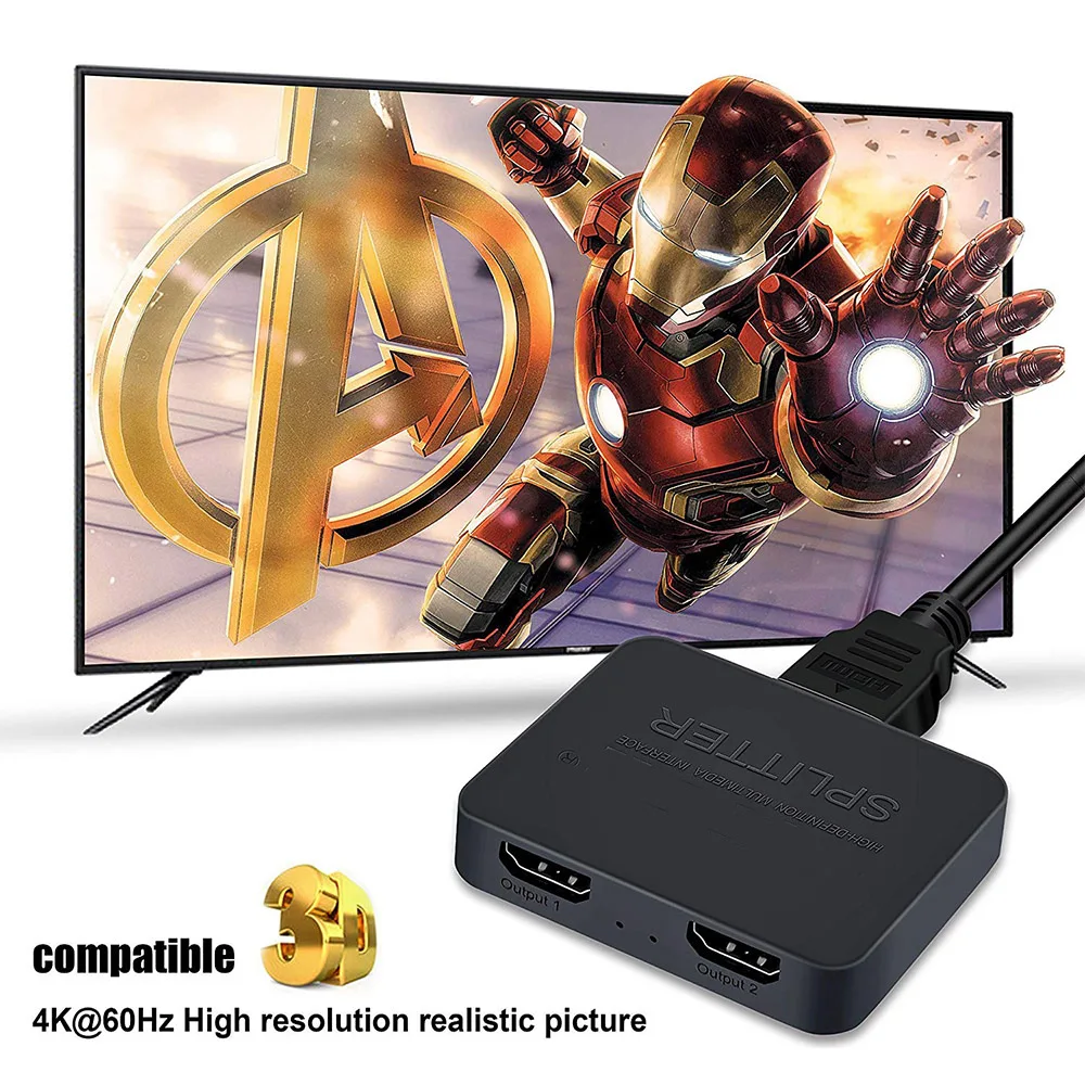 1-in-2-Out 4K スイッチ ビデオ HDMI 対応 - Kvm Switch Dual Monitor のレビューと価格