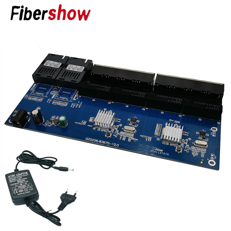 光ファイバ,ギガビットイーサネットコンバータ,PCB,rj4 - Power Over Ethernet のレビューと価格