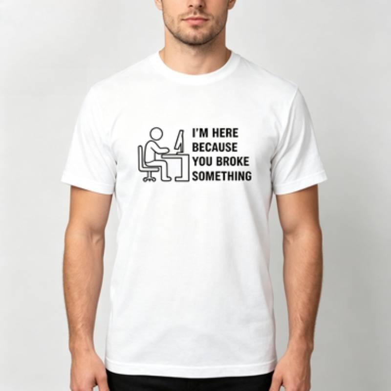 ソフトコットンメンズ Tシャツ テックサポート ユーモラスな - Office Tech For Men のレビューと価格