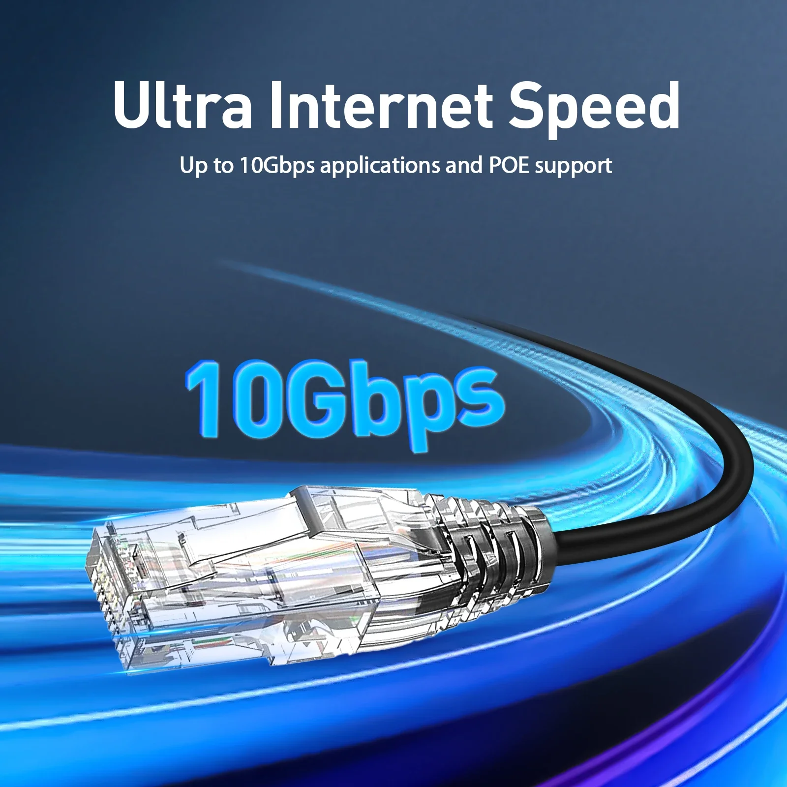 ZoeRax CAT6A 10Gbps イーサネットパッチケ - Power Over Ethernet のレビューと価格