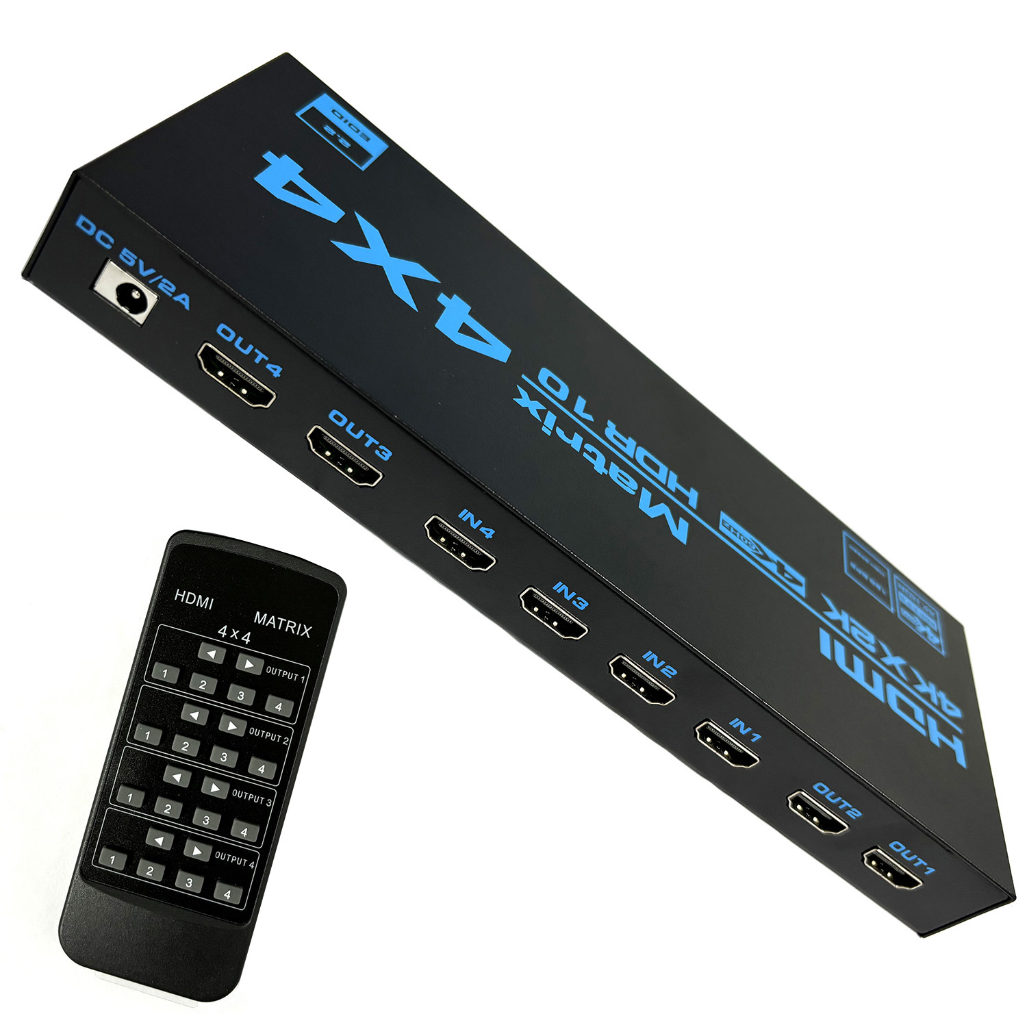 4K HDMIマトリックススイッチ 4入力4出力 4K 60 - Hdmi Matrix Switch のレビューと価格