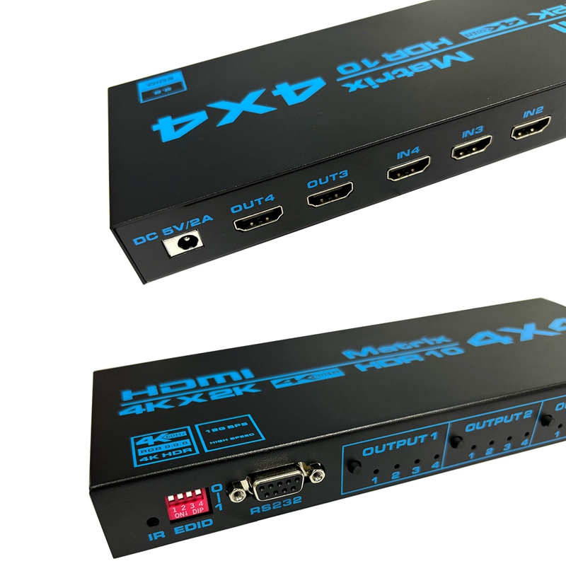 4K HDMIマトリックススイッチ 4入力4出力 4K 60 - Hdmi Matrix Switch のレビューと価格