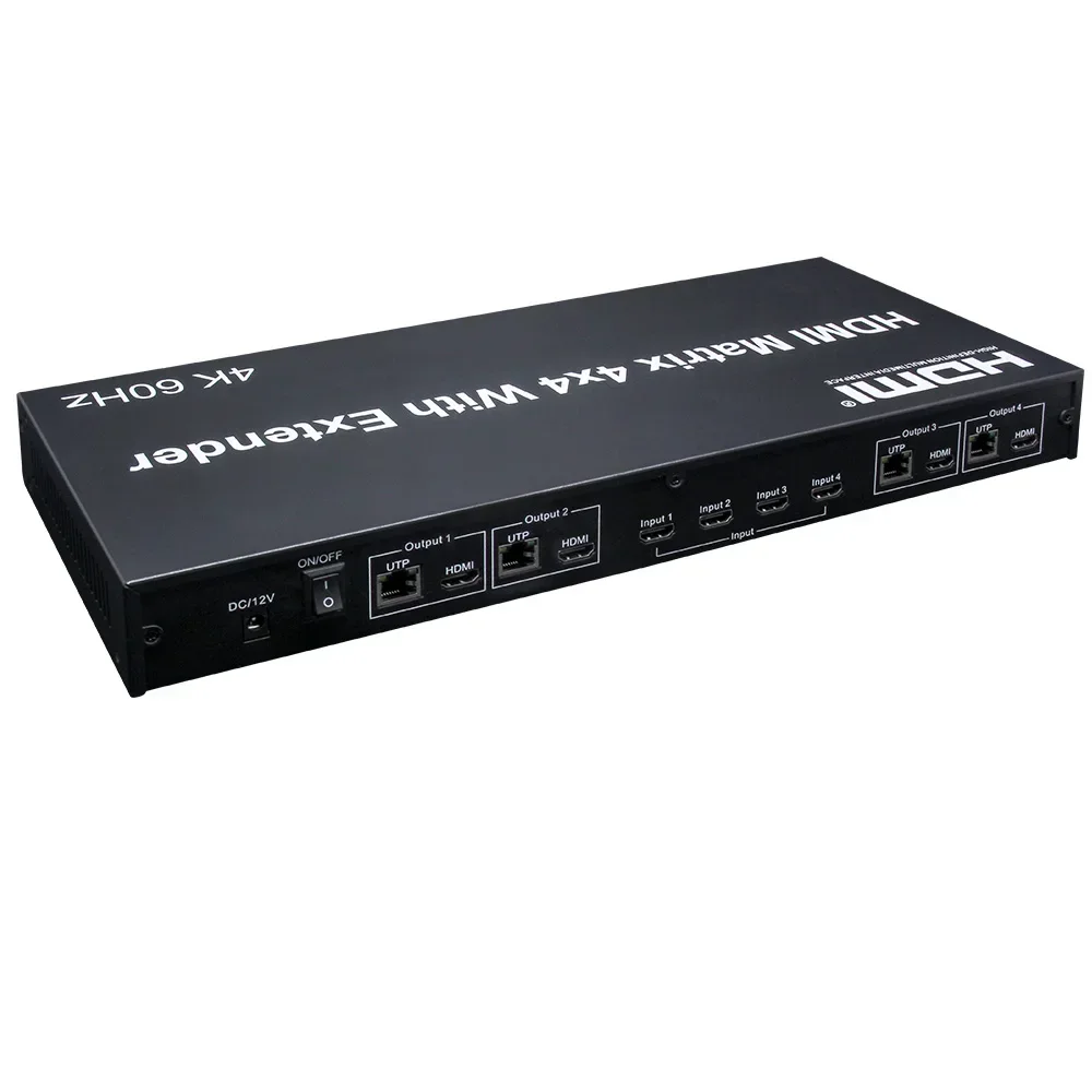 4K 60Hz 4x4マトリックスHDMI2.0 4x4 H - Hdmi Matrix Switch のレビューと価格