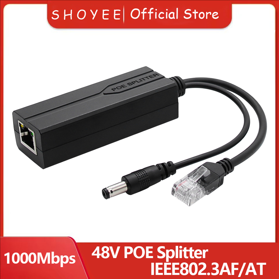 POE スプリッター 48V から 12V/5V IEEE  - Power Over Ethernet のレビューと価格